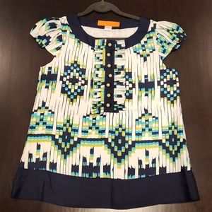 Cynthia Steffe, womans size 8 silk top BNWT